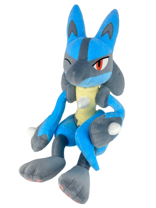 Pokémon Fluffy Look at the Tail Plush Toy Style-B Lucario by Banpresto #BE